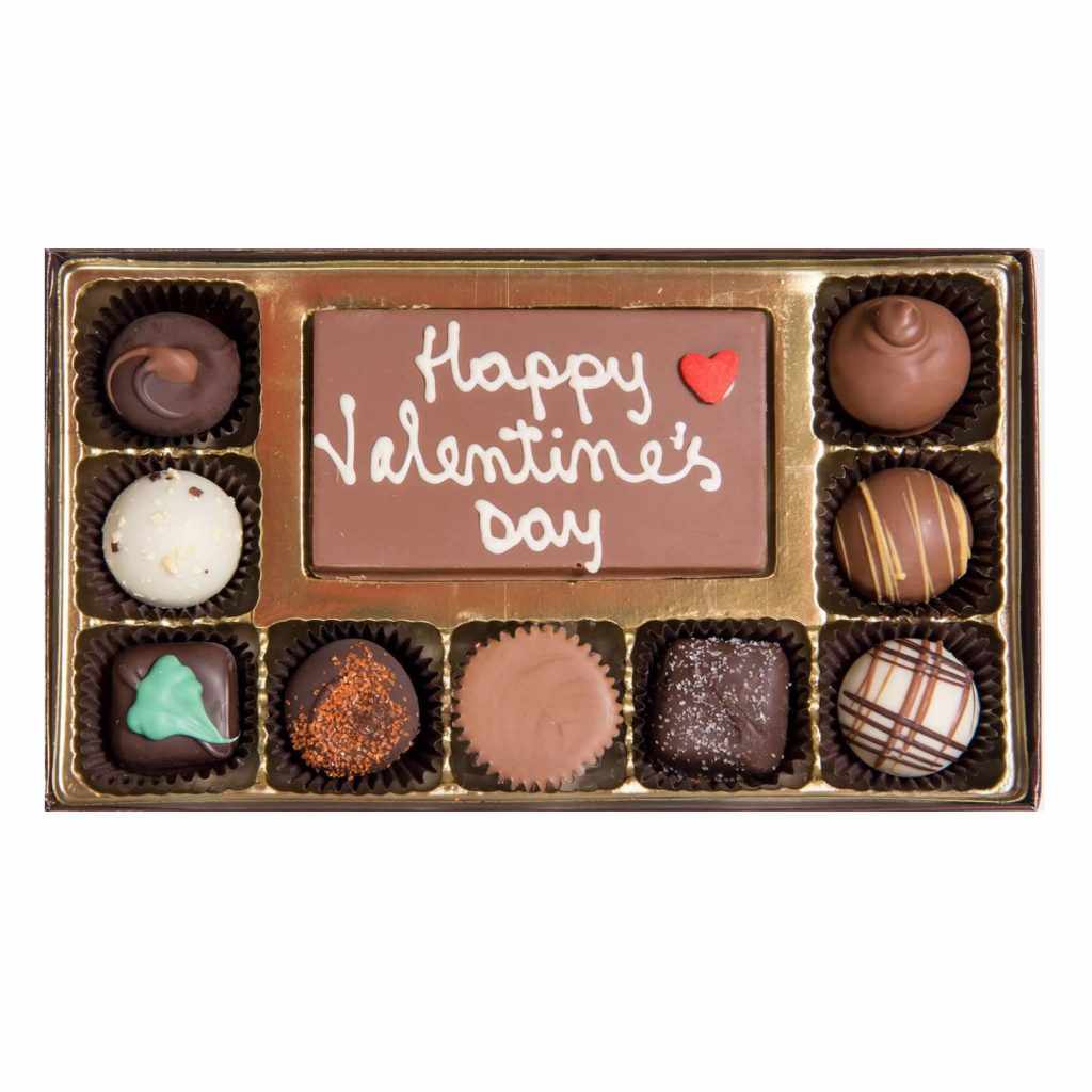 Valentine Assorted Chocolate Truffle Message Gift Box Maitland